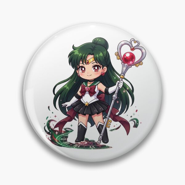 Item preview, Chibi Sailor Pluto Sticker designed and sold by Solace Sparkles.