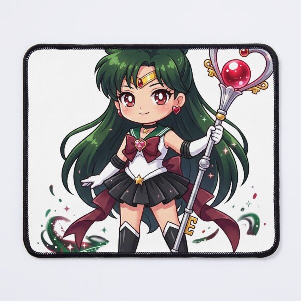 Item preview, Chibi Sailor Pluto Sticker designed and sold by Solace Sparkles.