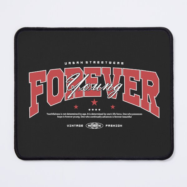 Item preview, Forever Young Vintage Streetwear Graphic Tee Retro Fashion T-Shirt designed and sold by SouthPrint.
