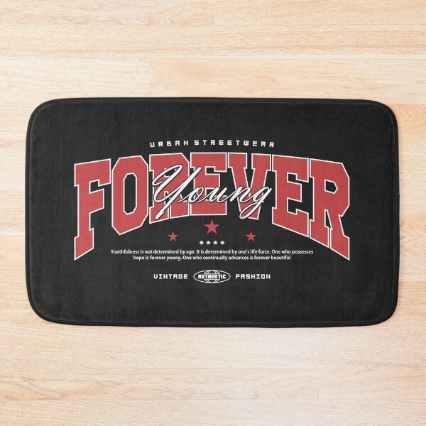 Item preview, Forever Young Vintage Streetwear Graphic Tee Retro Fashion T-Shirt designed and sold by SouthPrint.