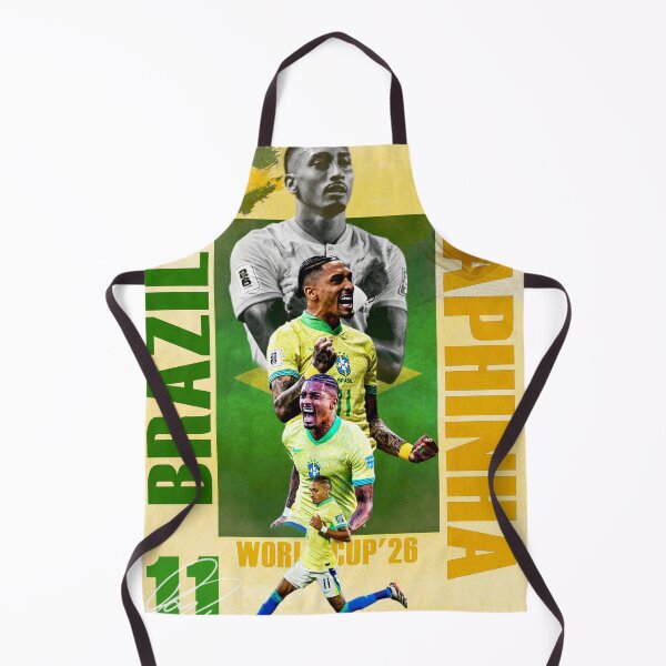 Item preview, Raphinha Brazil World Cup Football Art designed and sold by Af-RT10.