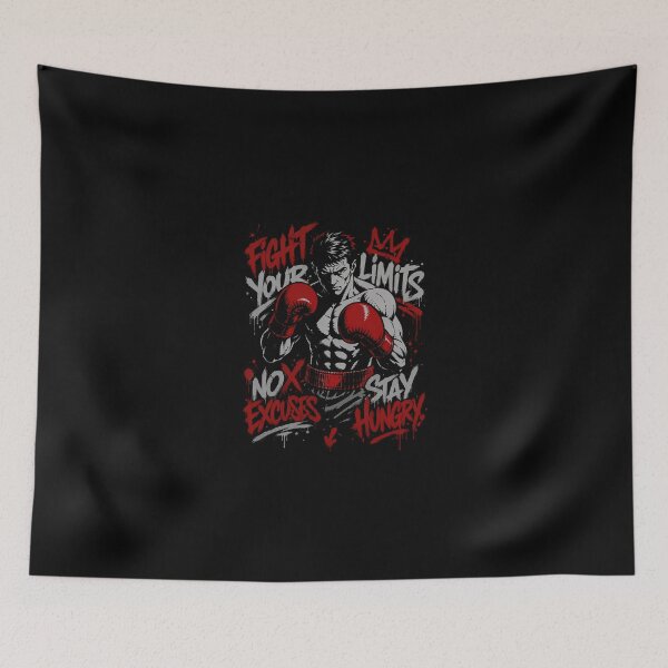 Item preview, Fight Your Limits – Urban Graffiti Boxer Streetwear Design designed and sold by JRDG-Designs.