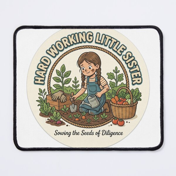 Item preview, Sowing the Seeds of Diligence - Hard Working Little Sister designed and sold by Alta-store.