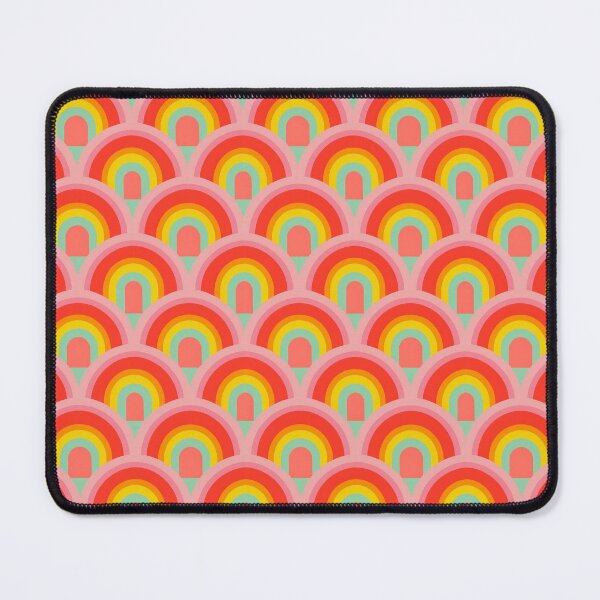 Item preview, Retro 70s Rainbow Scale Seamless Pattern designed and sold by Amber-Lyn-360.