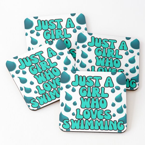 Item preview, Just A Girl Who Loves Swimming designed and sold by ArtisticDesignsbyLinda.