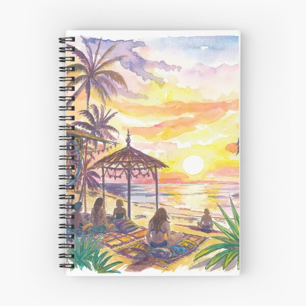 Artikelvorschau, Sonnenuntergangsidylle an Goas Küste – für Verliebte und Yoga entworfen und verkauft von artshop77.