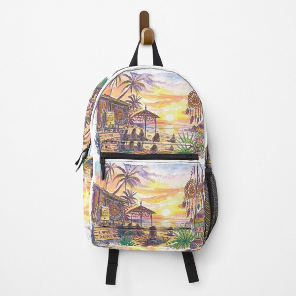 Item preview, Sunset Serenity on Goa Shores With Lovers and Yoga designed and sold by artshop77.