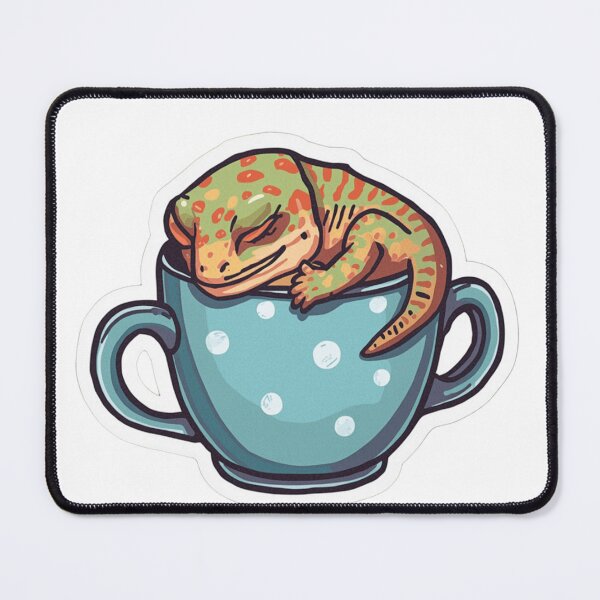 Item preview, Sleeping gecko on a mug designed and sold by angelicamstore.