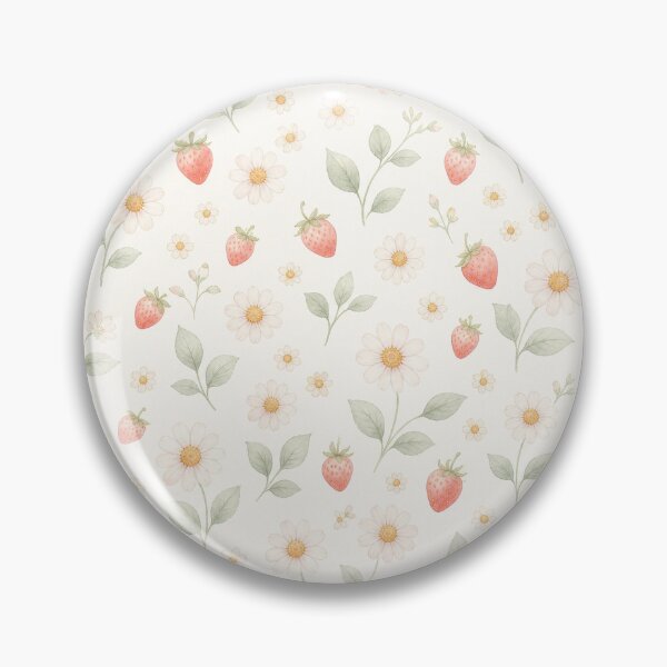 Item preview, Strawberry Daisy Field Pattern designed and sold by pola-pola.