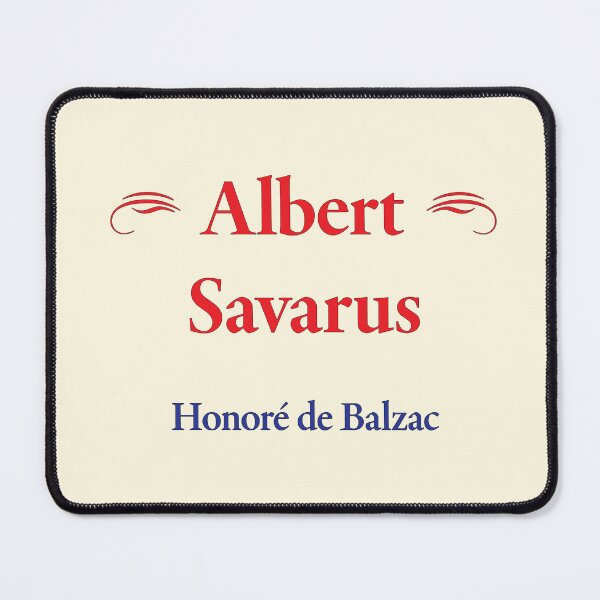 Item preview, Balzac, Albert Savarus, French Novelist and Playwright, Classic Literature designed and sold by CharlottePlaceArt.