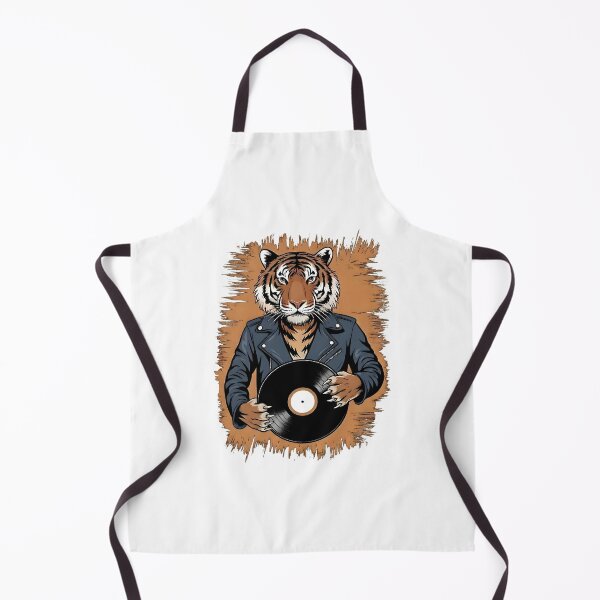 Item preview, Rock Tiger with Vinyl - World Music Day designed and sold by Art-Arcade6.