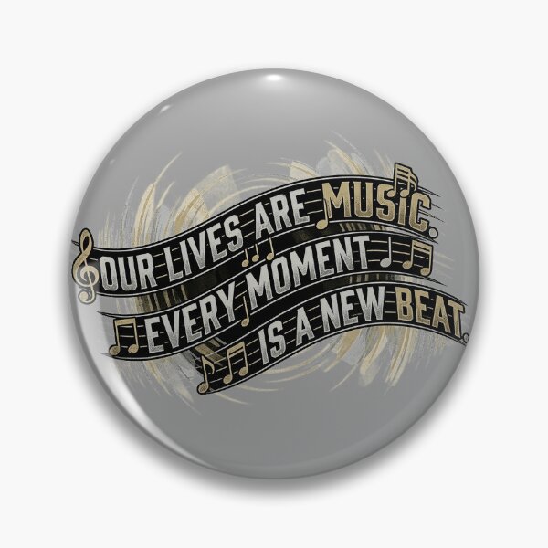 Item preview, Music Is Life - Inspirational Musical Quote Typography Art designed and sold by Style-InkPulse.