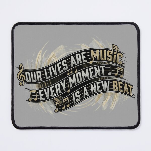 Item preview, Music Is Life - Inspirational Musical Quote Typography Art designed and sold by Style-InkPulse.