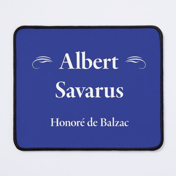 Item preview, Balzac, Albert Savarus, French Novelist and Playwright, Classic Literature designed and sold by CharlottePlaceArt.