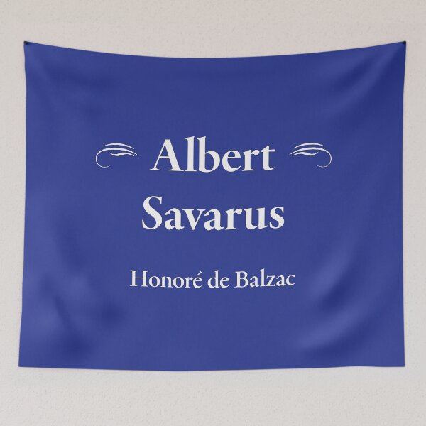 Item preview, Balzac, Albert Savarus, French Novelist and Playwright, Classic Literature designed and sold by CharlottePlaceArt.