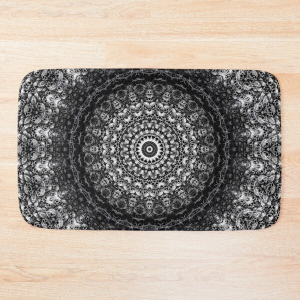 Item preview, Gothic Skull Mandala Fractal | Dark Symmetry Horror Art designed and sold by cr6zym1nd.