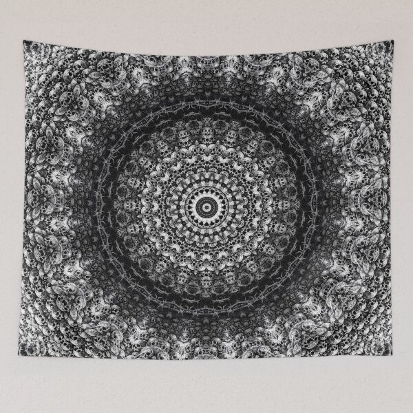 Item preview, Gothic Skull Mandala Fractal | Dark Symmetry Horror Art designed and sold by cr6zym1nd.