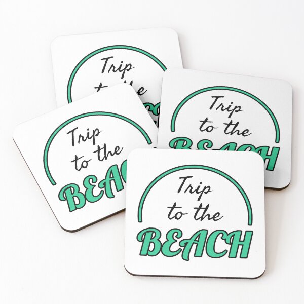 Item preview, Trip to the Beach Summer Typography Design designed and sold by PixelParinda.