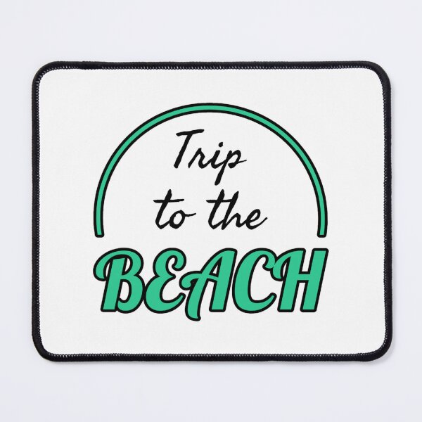 Item preview, Trip to the Beach Summer Typography Design designed and sold by PixelParinda.