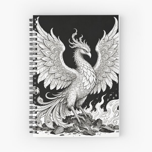 Item preview, Majestic phoenix rising from the flames designed and sold by PicParadiz.