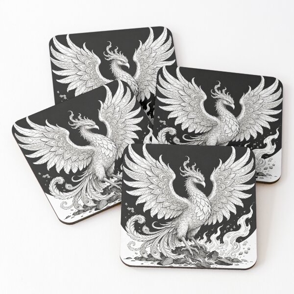Item preview, Majestic phoenix rising from the flames designed and sold by PicParadiz.