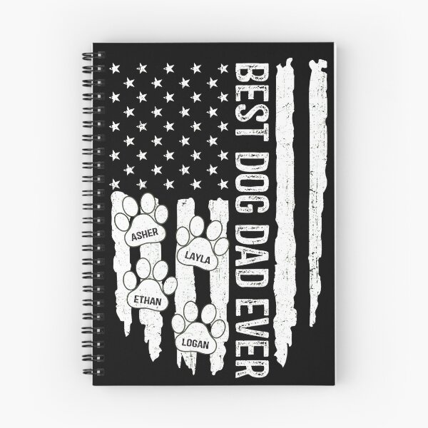 Item preview, Best Dog Dad Ever Personalized Paw Flag designed and sold by OlyvieArt.