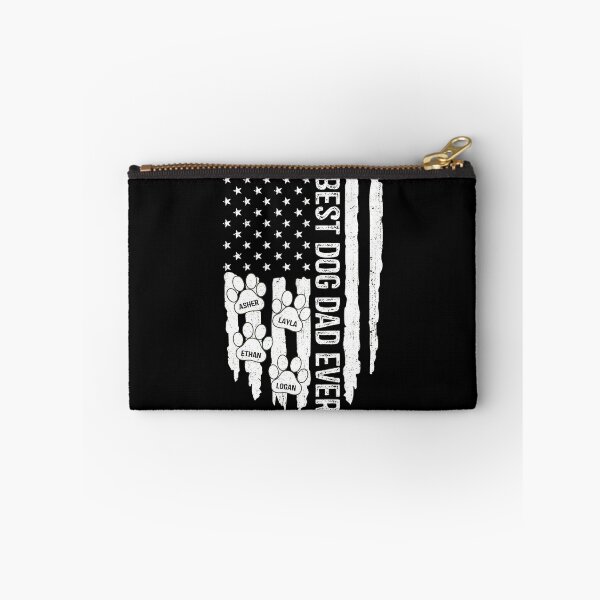 Item preview, Best Dog Dad Ever Personalized Paw Flag designed and sold by OlyvieArt.