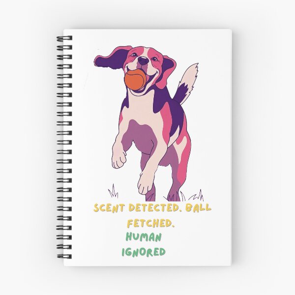 Item preview, Funny Beagle Fetching Ball Dog Lover Illustration designed and sold by BLUESKY11a.