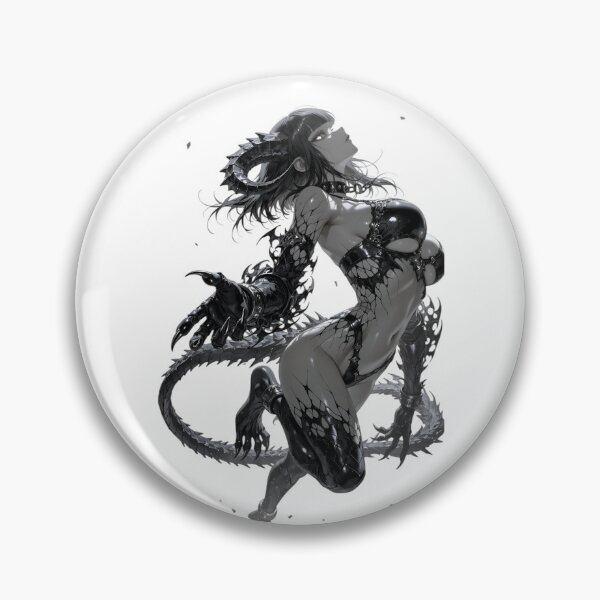 Item preview, Nyxara, the Shadow Drake – Dark Fantasy Demoness Warrior Art designed and sold by Dyan4.