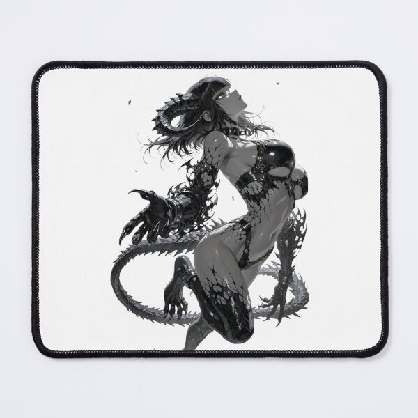 Item preview, Nyxara, the Shadow Drake – Dark Fantasy Demoness Warrior Art designed and sold by Dyan4.