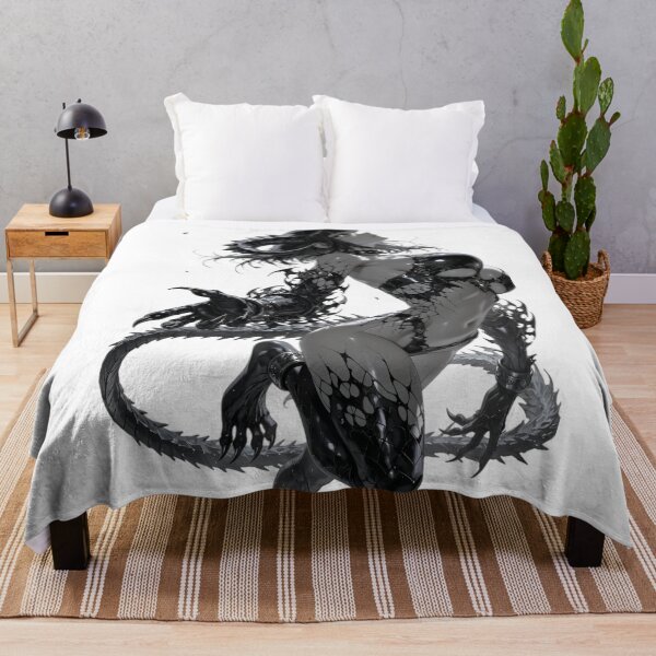 Item preview, Nyxara, the Shadow Drake – Dark Fantasy Demoness Warrior Art designed and sold by Dyan4.
