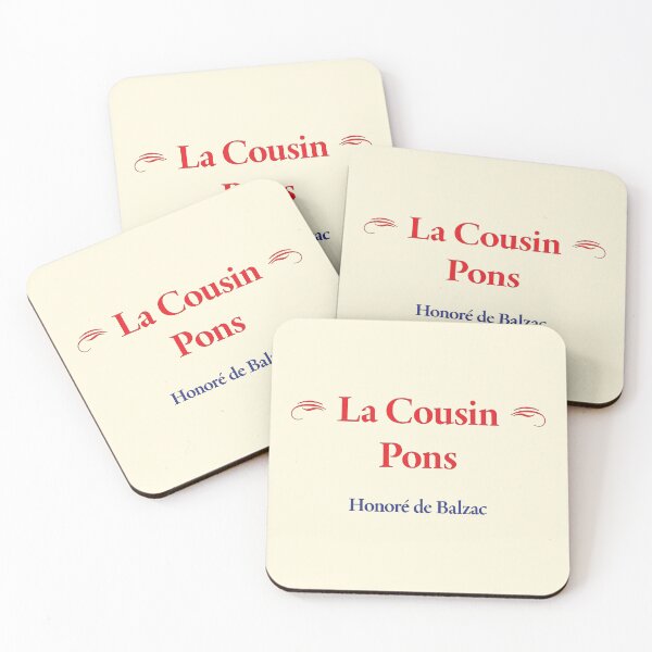 Item preview, Balzac, La Cousin Pons, French Novelist and Playwright, Classic Literature designed and sold by CharlottePlaceArt.