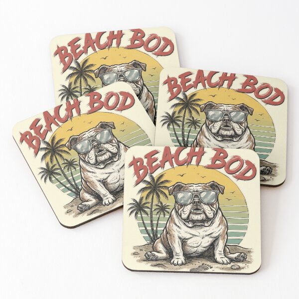 Item preview, Bulldog Beach Bod Summer designed and sold by AdyKurniawan.