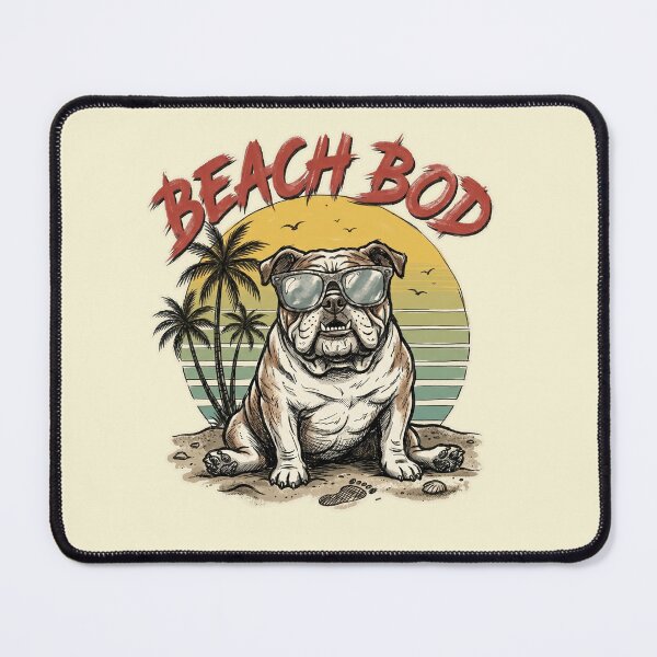 Item preview, Bulldog Beach Bod Summer designed and sold by AdyKurniawan.