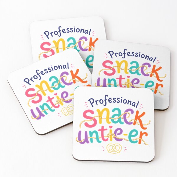 Item preview, Professional Snack Untie-er Funny Toddler Mom Daycare Teacher designed and sold by MalisoStickers.