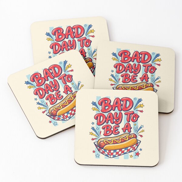 Item preview, Bad Day to be a Hot Dog designed and sold by dudelinart.
