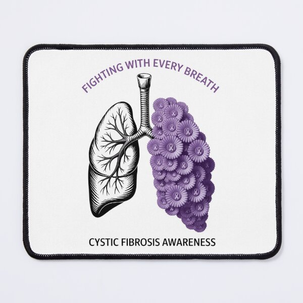 Item preview, Cystic Fibrosis Awareness Fighting With Every Breath Cricut Sublimation designed and sold by sailorjessiArt.