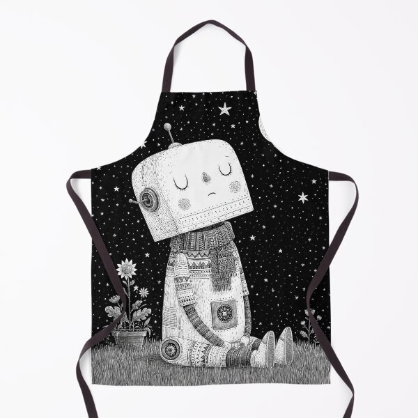Item preview, Lonely Robot Under the Moon designed and sold by Retro Type.