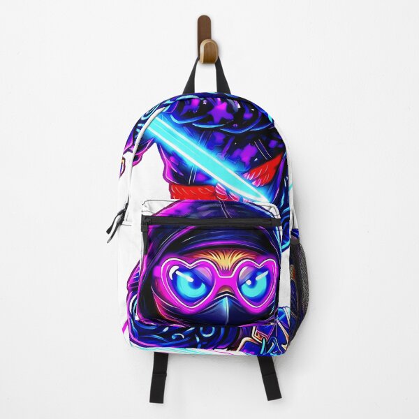 Item preview, Neon Ninja Stickers – Glow Art Designs designed and sold by Cyber-ART-Studio.
