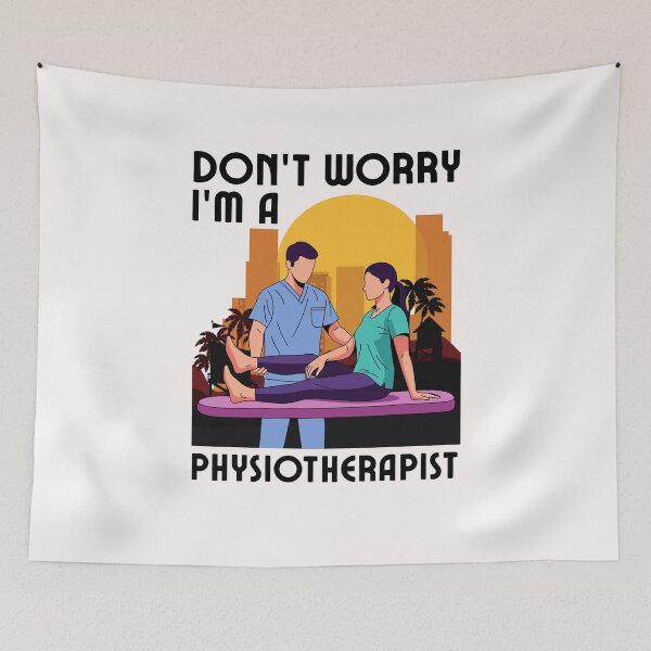 Item preview, Don’t worry, I’m a physiotherapist. Funny Gifts For Physiotherapists And Chiropractors designed and sold by iX-Physio.