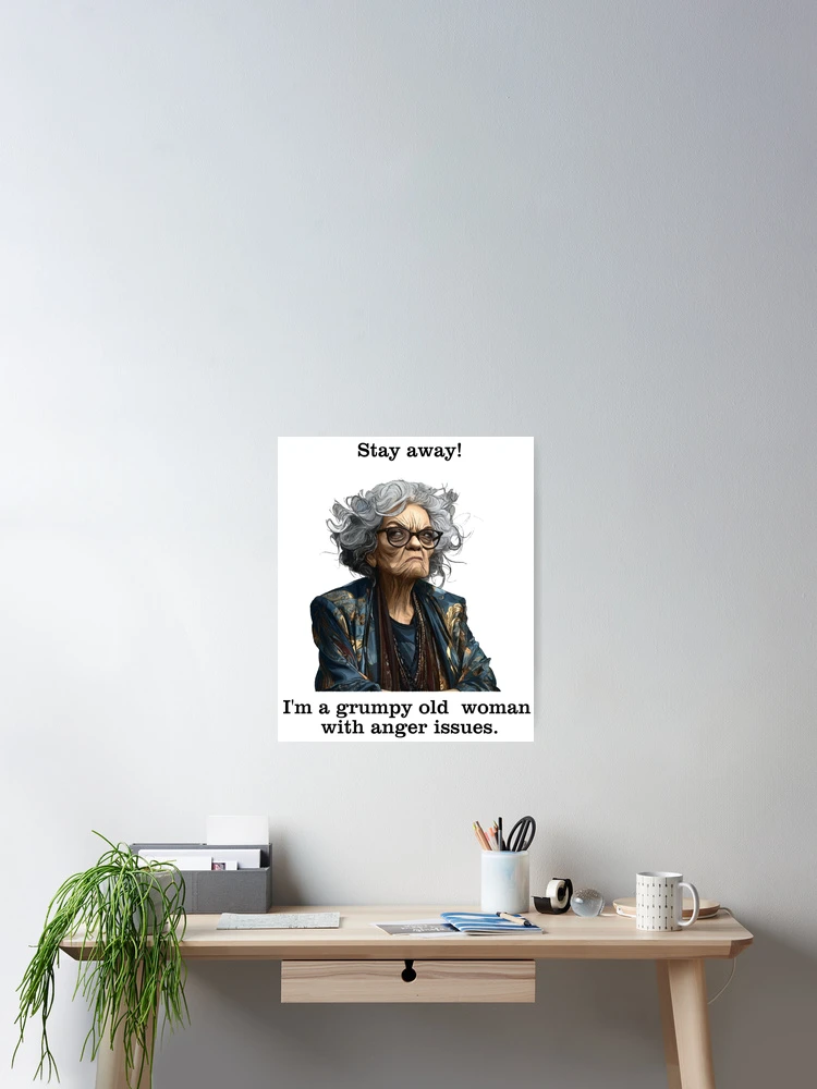 Thumbnail 2 of 3, Poster, Grumpy designed and sold by Ute Rüger.