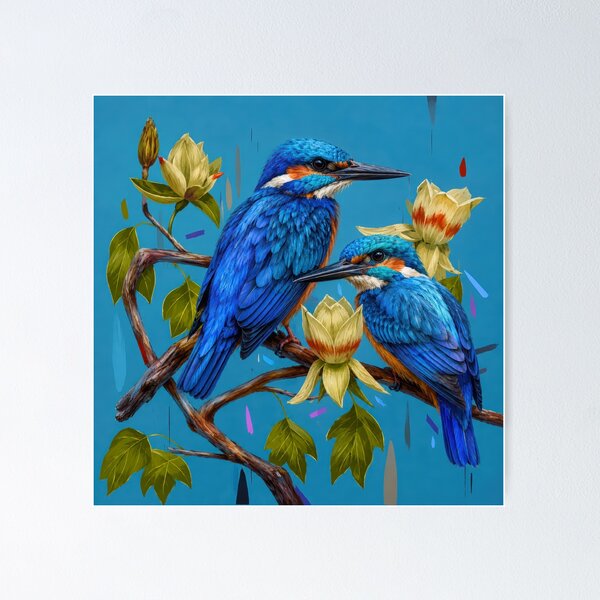Item preview, Azure Kingfishers designed and sold by andreisky.