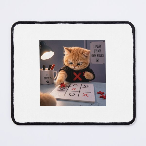 Item preview, Orange Cat Who Cheats At Tic Tac Toe designed and sold by LovelyCatGalaxy.