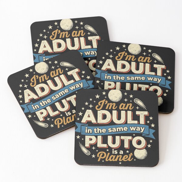 Item preview, Pluto Adult Life Pun designed and sold by AdyKurniawan.