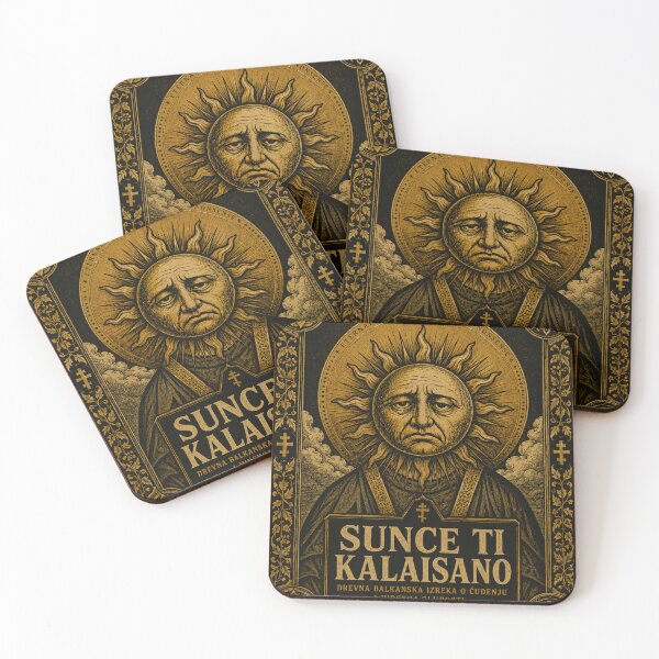 Item preview, Sunce Ti Kalaisano – Ancient Balkan Prophecy Icon Design designed and sold by InnerwayStudio.