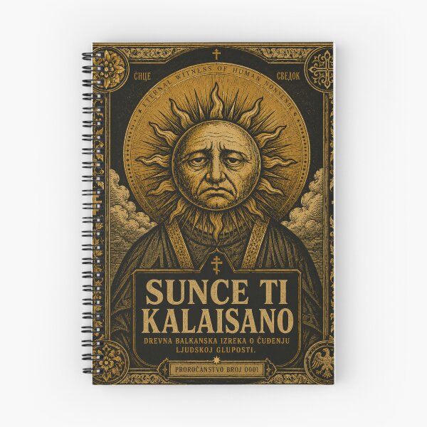 Item preview, Sunce Ti Kalaisano – Ancient Balkan Prophecy Icon Design designed and sold by InnerwayStudio.