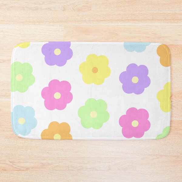 Item preview, Pastel Rainbow Daisy Pattern | Cute Retro Flowers designed and sold by LesleySilly.