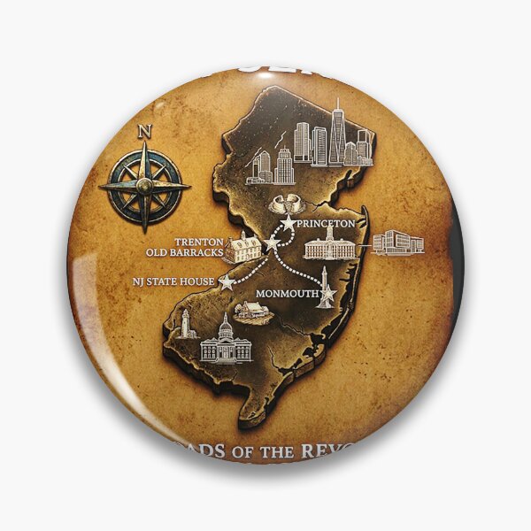 Item preview, NJ Crossroads of the Revolution 1776–2026 designed and sold by rygenr8.