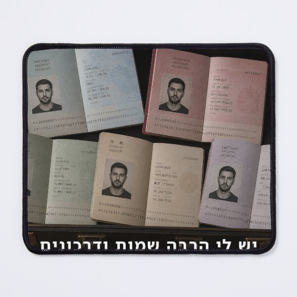 Item preview, I Have Many Names and Passports - image designed and sold by ariksworld.