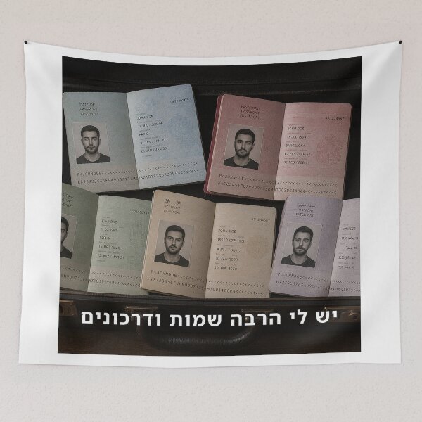 Item preview, I Have Many Names and Passports - image designed and sold by ariksworld.